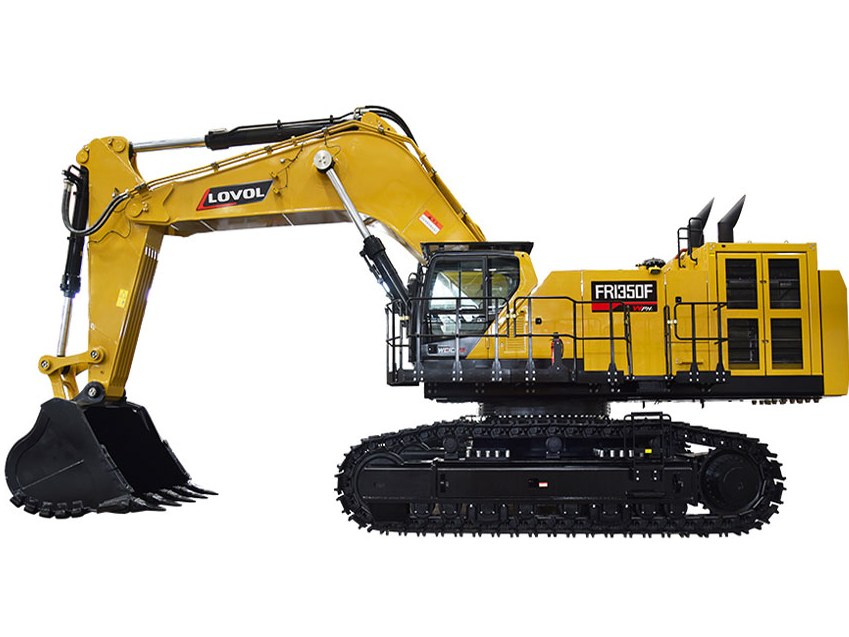 LOVOL Гусеничный карьерный экскаватор FR1350F массой 125 тонн