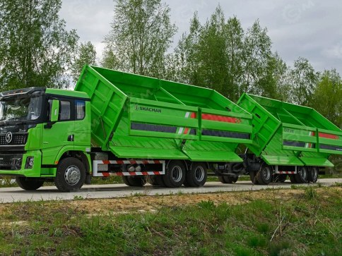 SHACMAN Зерновоз 6x4 430 л.с. (Зеленый)